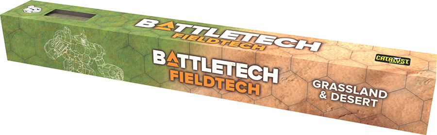 BattleTech: BattleMat - FieldTech BattleTech Grasslands/Desert RPG Maps Catalyst Game Labs