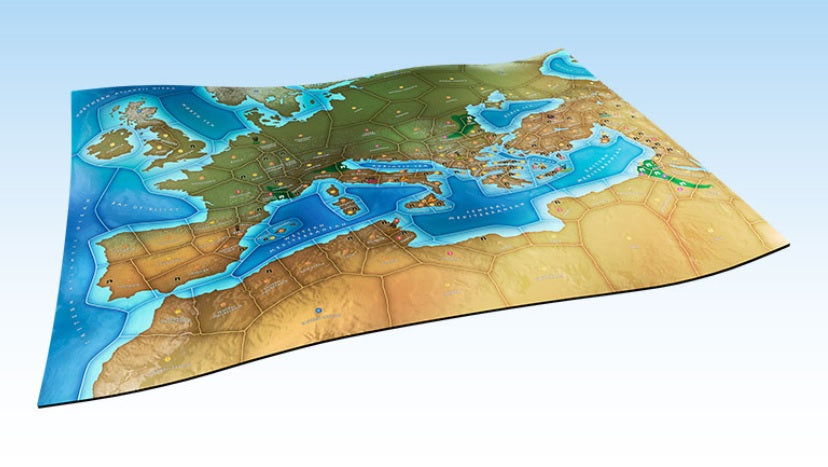 Mega Empires: The West Deluxe Game Mat Supplies Ares Games