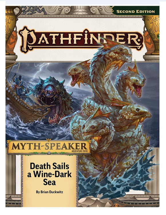 Pathfinder RPG: Adventure Path - Myth-Speaker 2 of 3 - Death Sails a Wine-Dark Sea Role Playing Games Paizo
