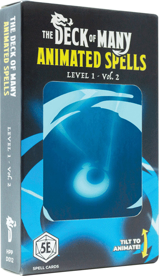 Animated Spells (5E): Level 1 Volume 2 Supplies Hit Point Press