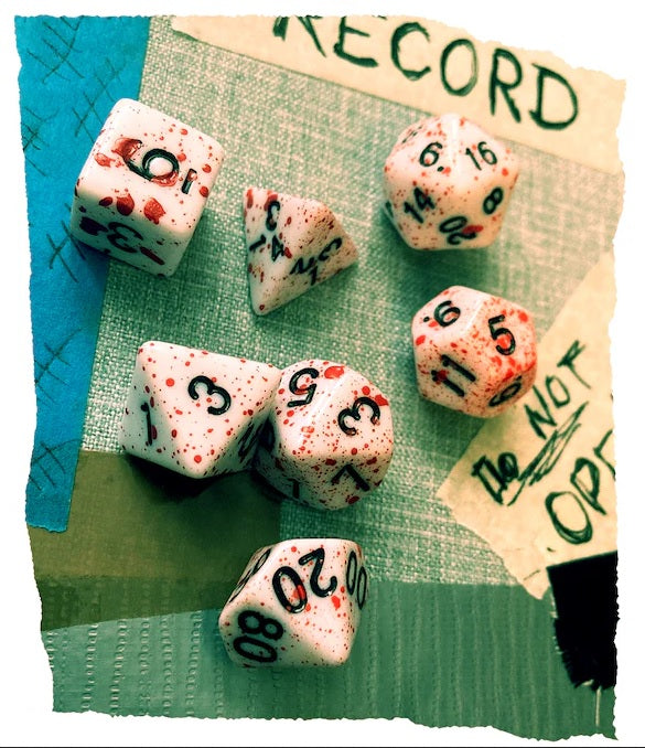 Don't Play This Game RPG: Cursed Dice Set Role Playing Games Parable Games