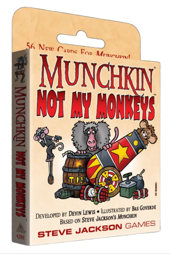 Munchkin: Not My Monkeys Expansion Board Games Steve Jackson Games