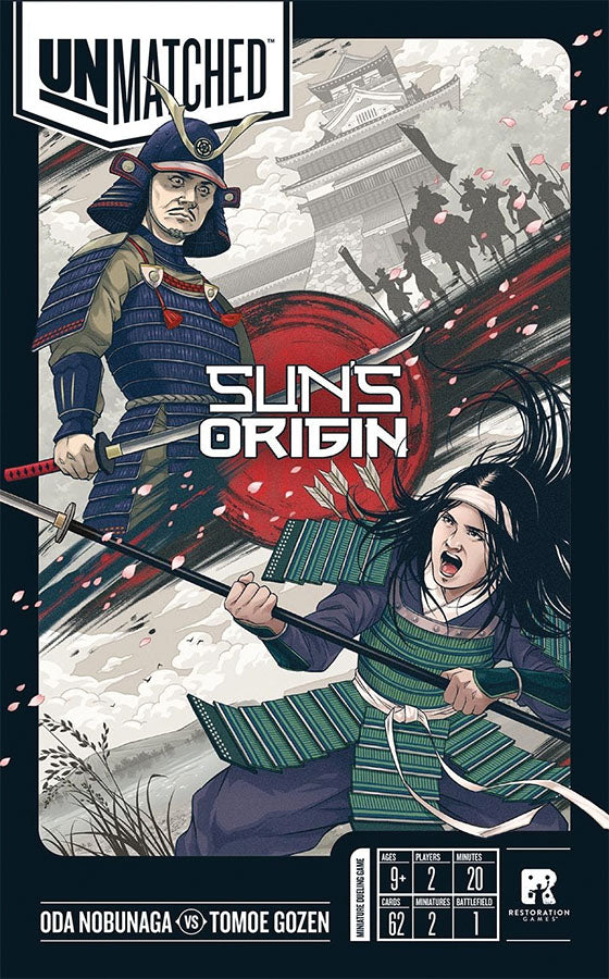 Unmatched Sun's Origin Board Games Restoration Games   