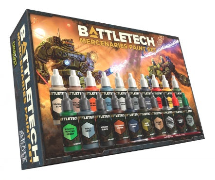 BattleTech Mercenaries Paint Set Paints Catalyst Game Labs   