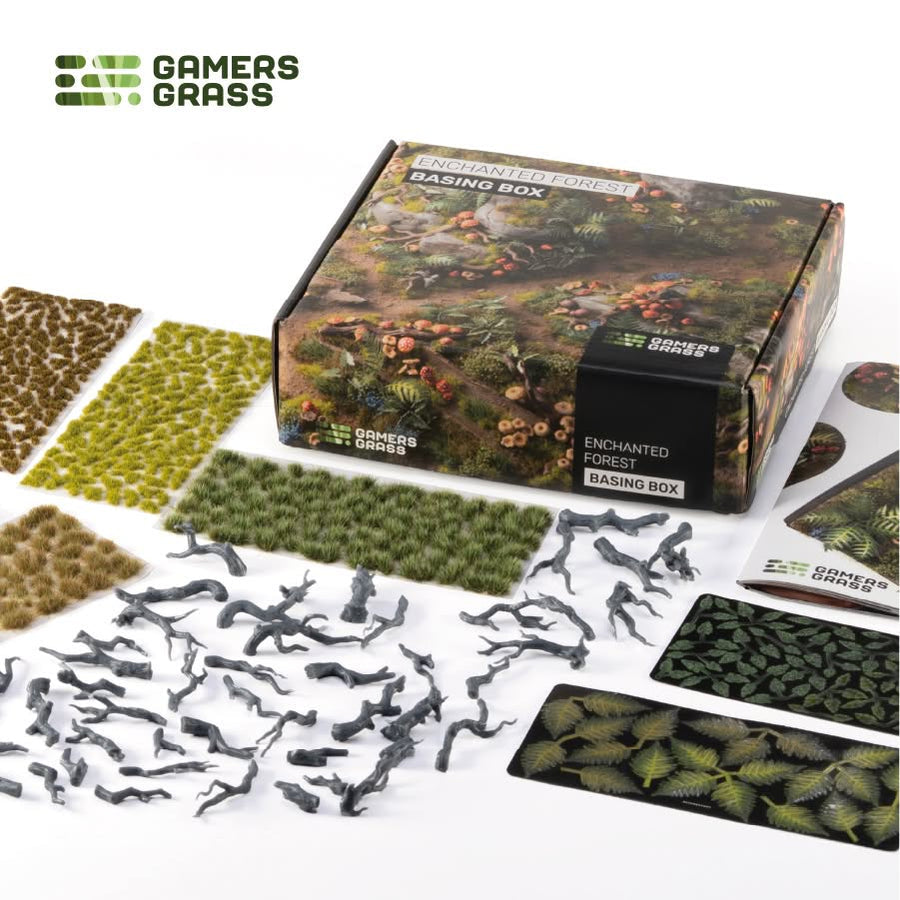 Gamers Grass: Enchanted Forest Basing Box Supplies Frontline Gaming FLG Enchanted Forest BB