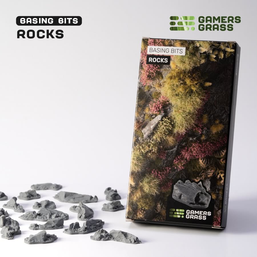 Gamers Grass: Basing Bits - Rocks Supplies Frontline Gaming FLG Basing Bits - Rocks