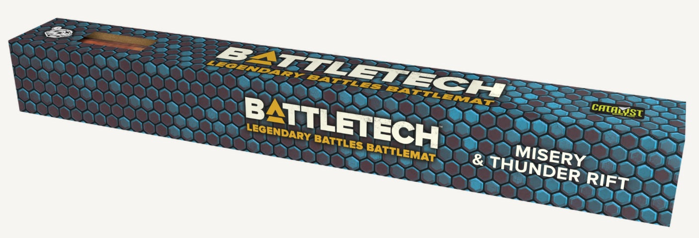 BattleTech: BattleMat - Legendary Battles - Thunder Rift / Misery Supplies Catalyst Game Labs