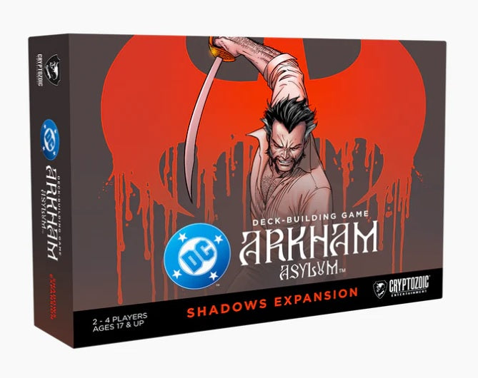 DC Comics DBG: Arkham Asylum Shadows Expansion Board Games Cryptozoic Entertainment
