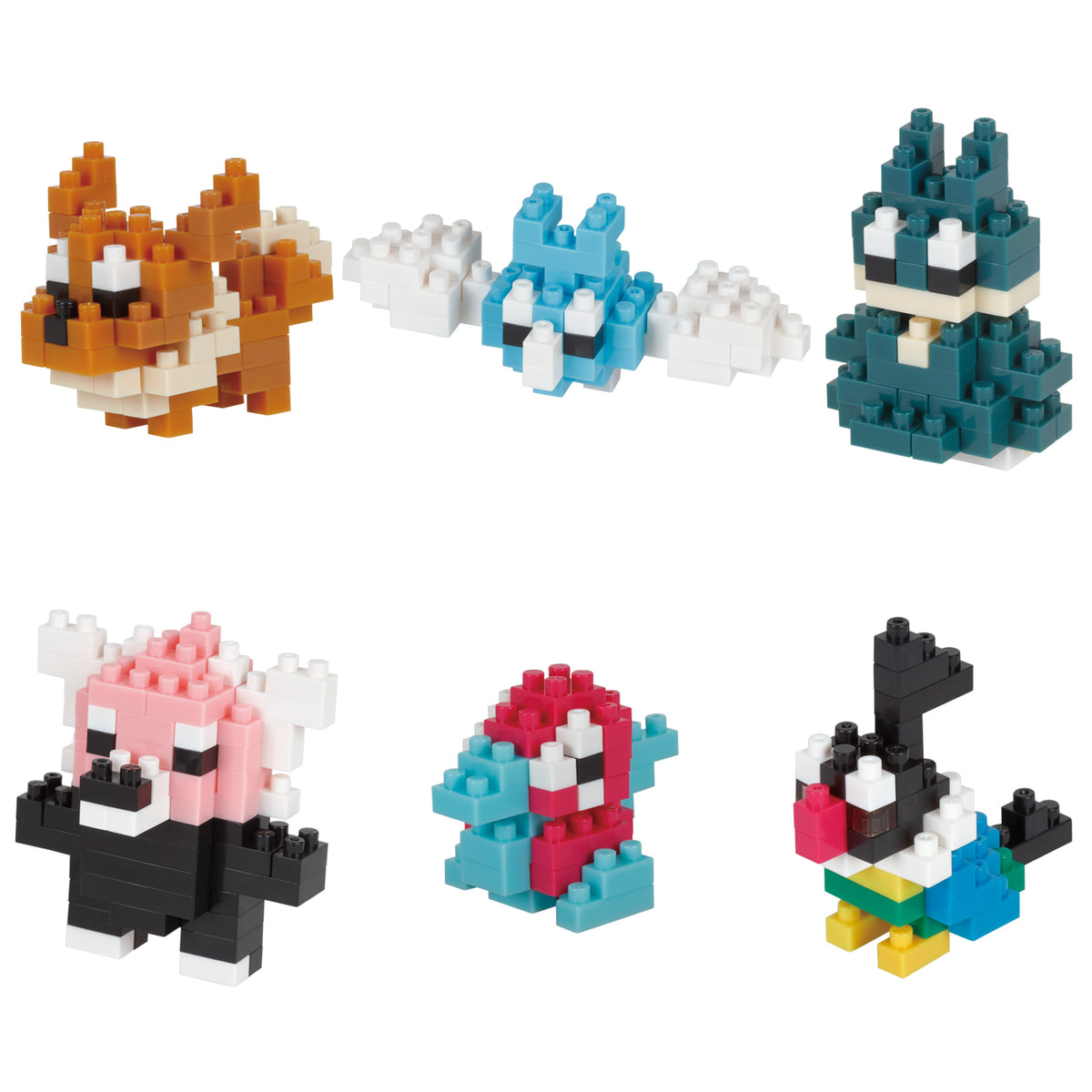 Nanoblock Pokemon Mininano Series Normal Set 1 Toys Bandai   