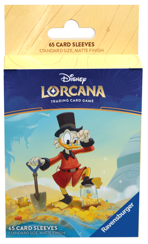 Disney Lorcana 65ct Sleeves: Into the Inklands (2 options) Supplies Ravensburger DP ITI Scrooge McDuck
