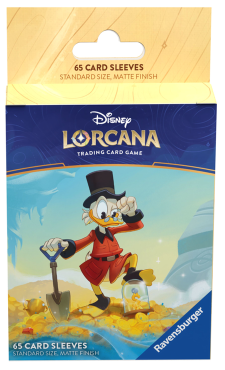 Disney Lorcana 65ct Sleeves: Into the Inklands (2 options) Supplies Ravensburger DP ITI Scrooge McDuck