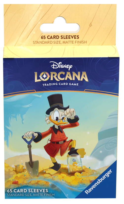 Disney Lorcana 65ct Sleeves: Into the Inklands (2 options) Supplies Ravensburger 65ct Scrooge McDuck  