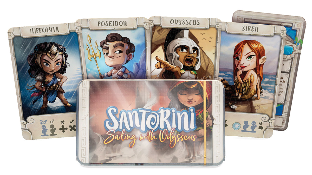 Santorini: Tides of Poseidon Expansion Pack Board Games Roxley Games