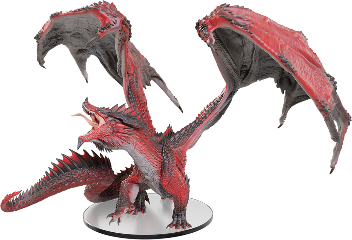 Dungeons & Dragons: Icons of the Realms - Adult Red Dragon Tyrant Miniatures WizKids