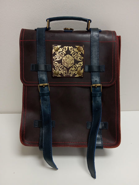 Grimbeard's Bag of the Abyss Buffalo Hide Gamer Backpack Clothing & Accessories Grimbeard Leather   