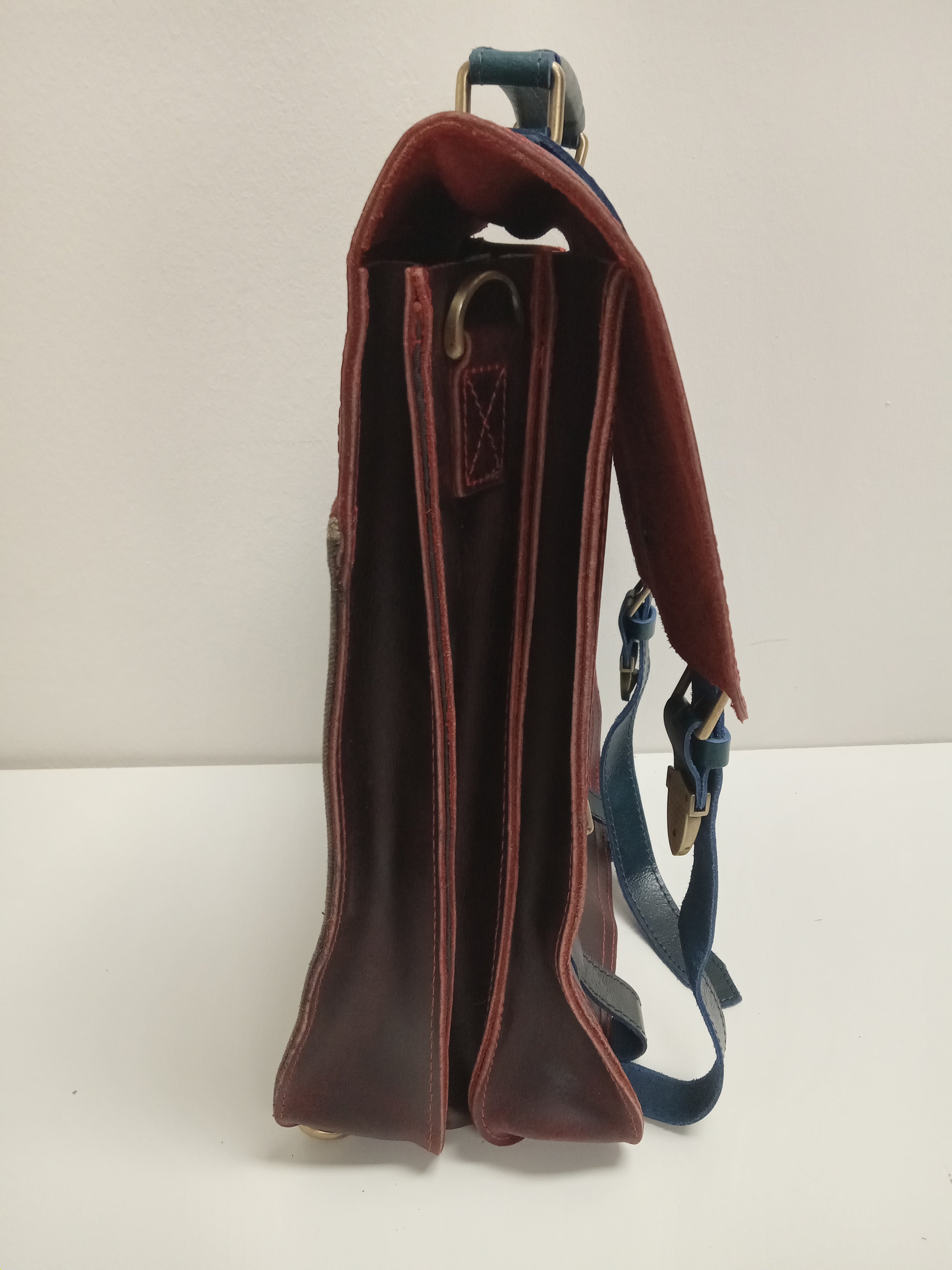 Grimbeard's Bag of the Abyss Buffalo Hide Gamer Backpack Clothing & Accessories Grimbeard Leather   
