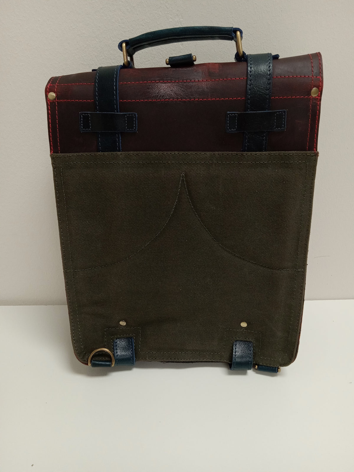 Grimbeard's Bag of the Abyss Buffalo Hide Gamer Backpack Clothing & Accessories Grimbeard Leather   