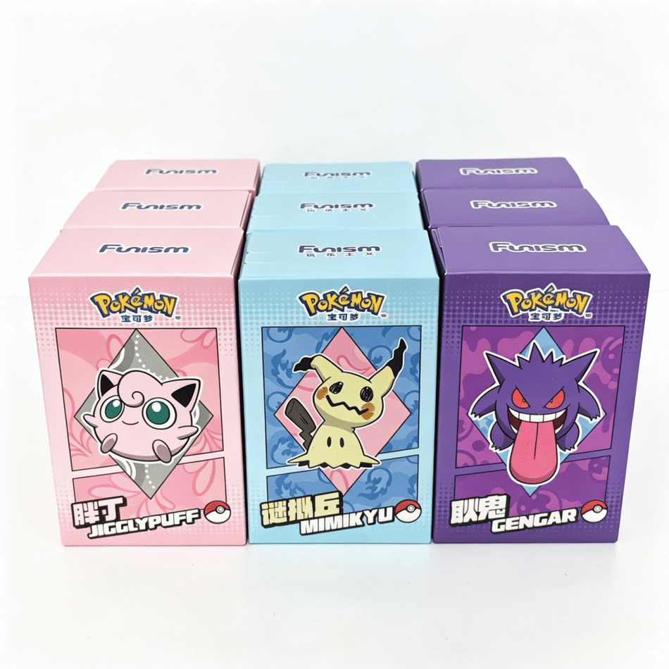 Pokémon Legendary Charm Keychain- Gengar & Mimikyu & Jigglypuff Toys Pepper Joy
