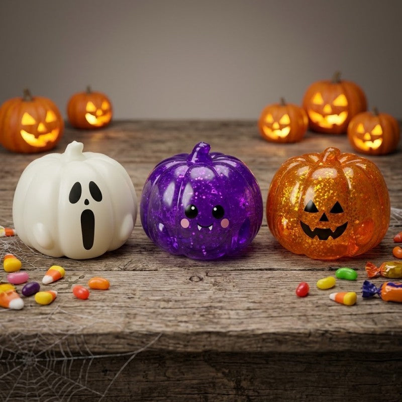 Halloween Pumpkin Squishy Toys Pepper Joy