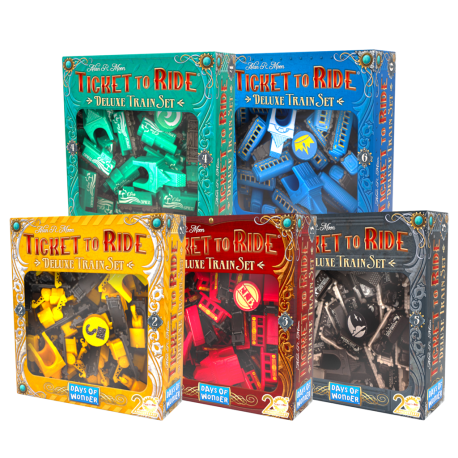 トレインカードゲームα 2ボックスセット Ticket to Ride: 20th Anniversary Deluxe Train Set (6 options