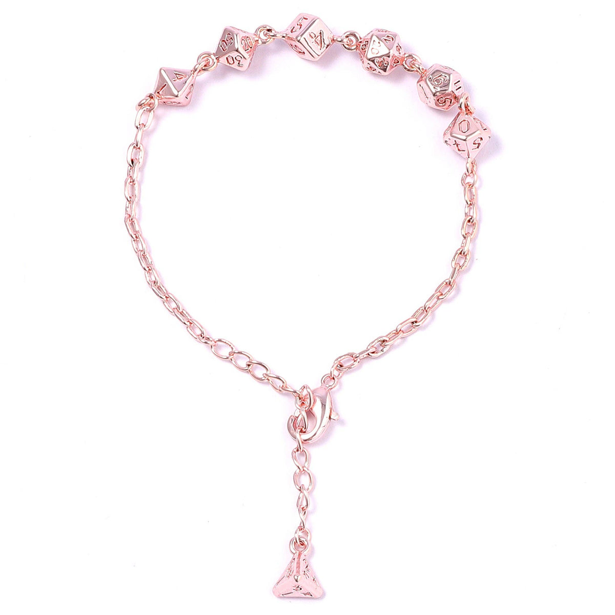 Arcane Bangle Bracelet - Rose Gold Dice Hymgho Premium Dice