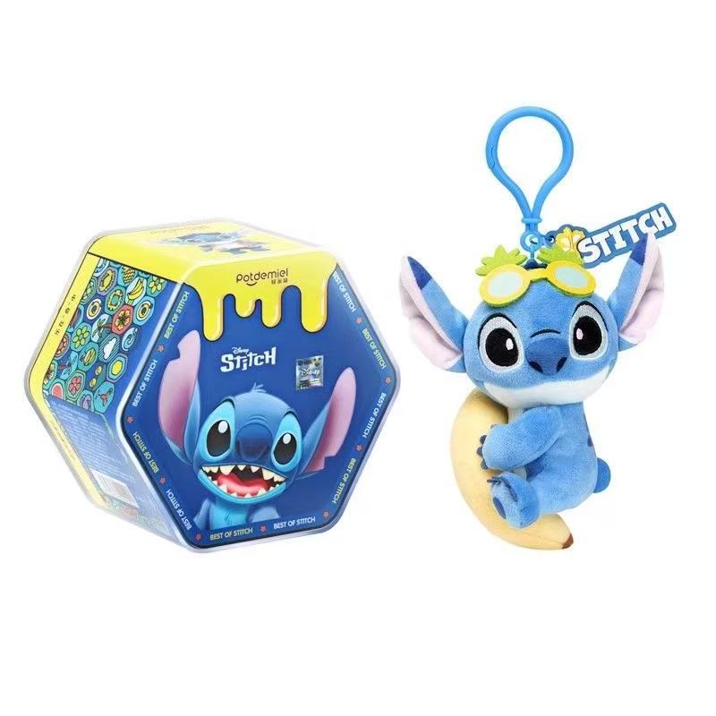 Lilo & Stitch Enjoy the Holiday Plush Pendant Blind Box Figure Toys Pepper Joy L&S Holiday BB