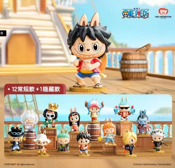 Labubu THE MONSTERS X One Piece Series Figures Toys MOHI TOY OP LabubuXOP