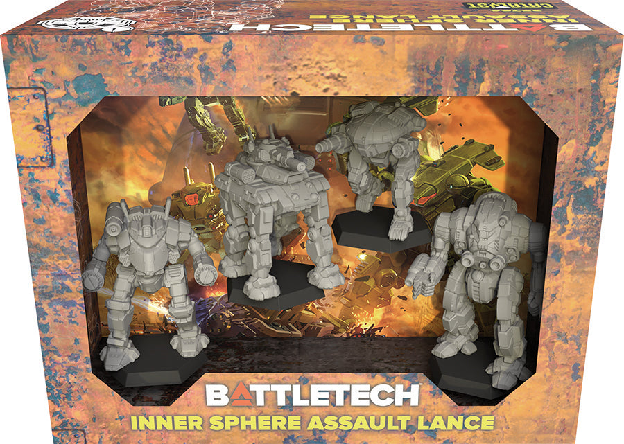 BattleTech Mercenaries ForcePack: Inner Sphere Assault Lance Miniatures Catalyst Game Labs