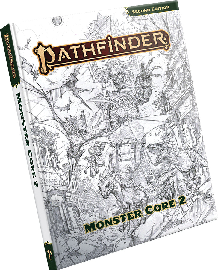 Pathfinder RPG: Monster Core 2 Hardcover (Retailer Exclusive Cover Edition) RPG Maps Paizo PF Mon Core 2 RE