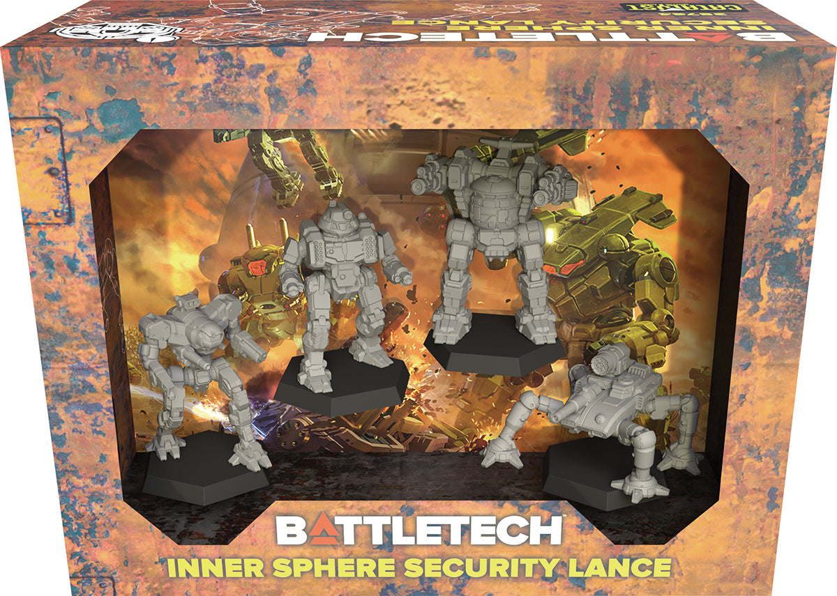 BattleTech Mercenaries ForcePack: Inner Sphere Security Lance Miniatures Catalyst Game Labs