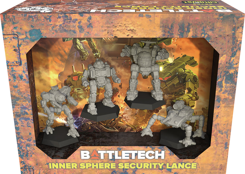 BattleTech Mercenaries ForcePack: Inner Sphere Security Lance Miniatures Catalyst Game Labs