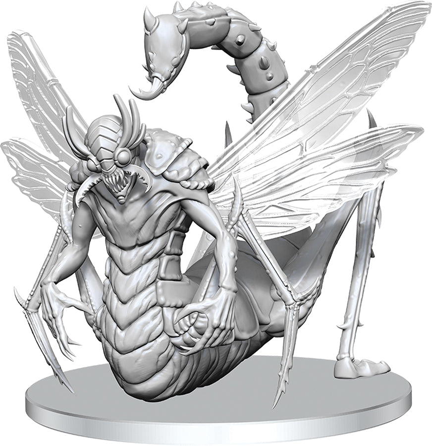 Pathfinder Battles Deep Cuts Unpainted Miniatures: Derakni (Locust Demon) Miniatures WizKids NPC Derakni