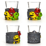 D&D Mini Dice Cup and 7ct Mini Dice Blind Box Dice Sirius Dice