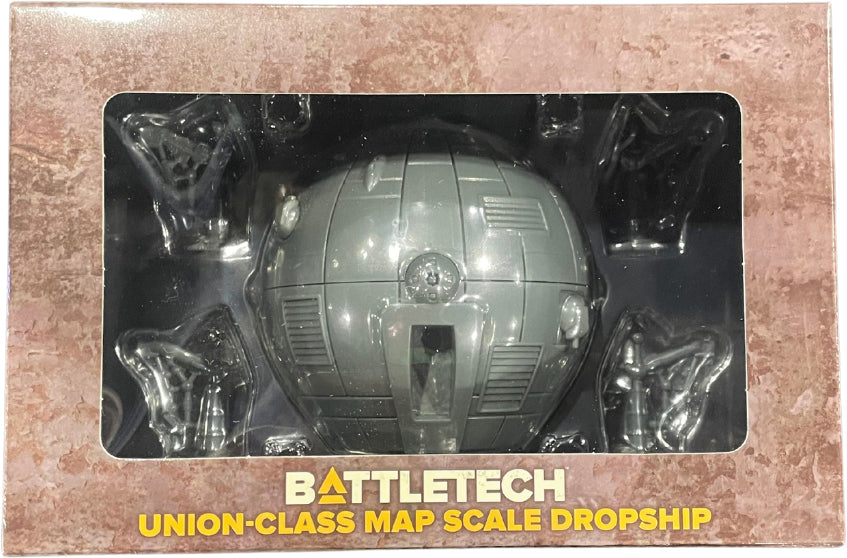 BattleTech: Union Class Map Scale Dropship Miniatures Catalyst Game Labs