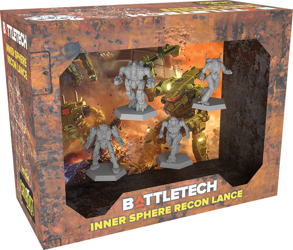 BattleTech Mercenaries ForcePack: Inner Sphere Recon Lance Miniatures Catalyst Game Labs