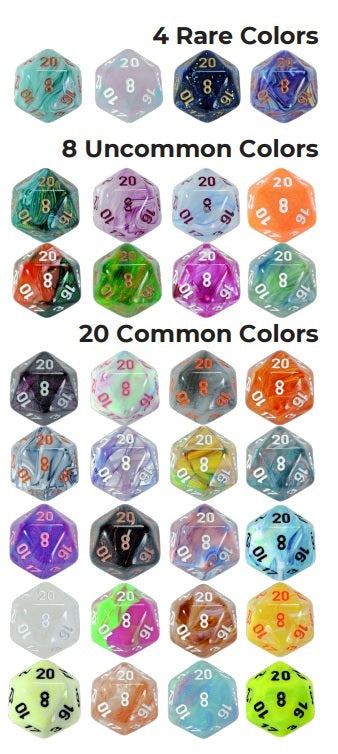 Hidden Wonders: Polyhedral 7-Die Set Brick Board Games Chessex