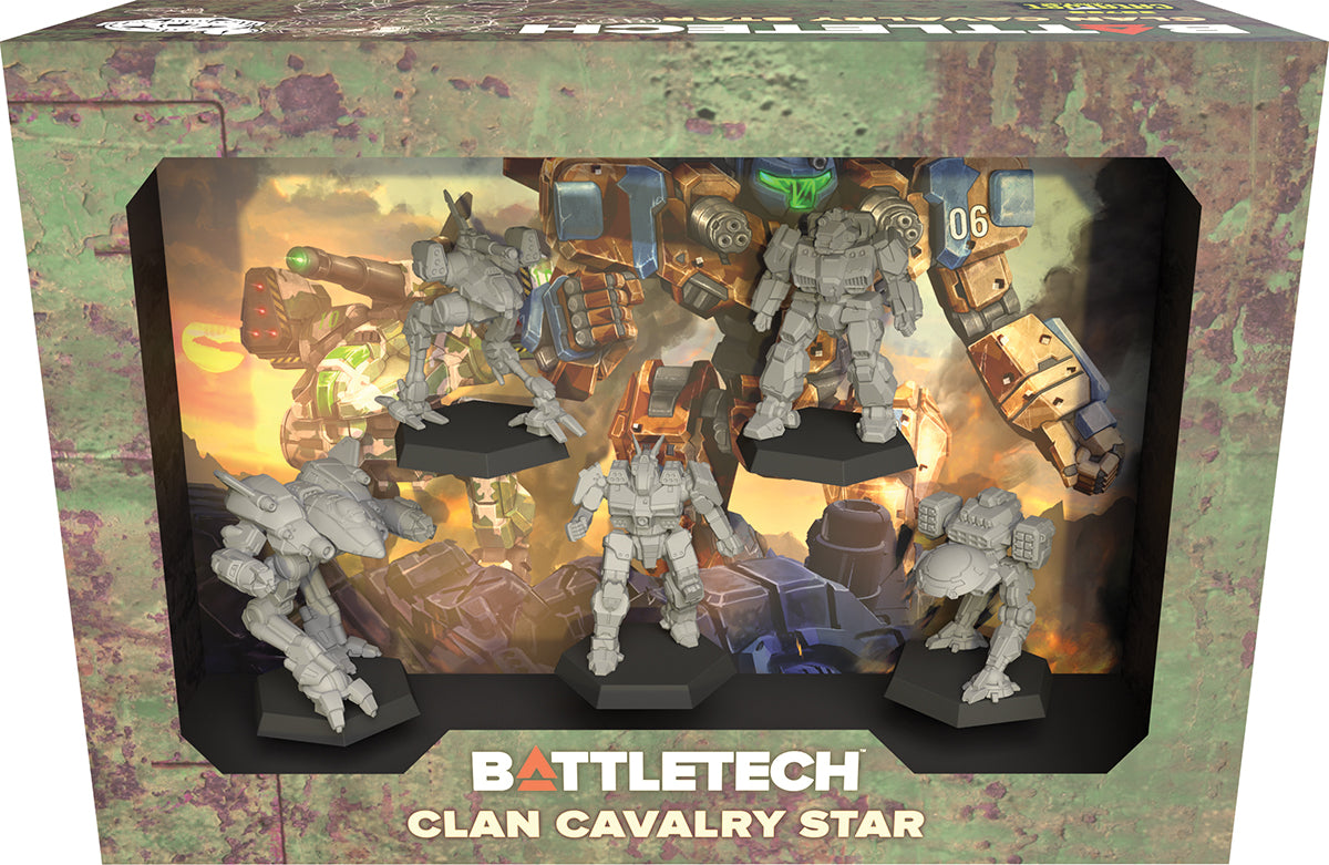 BattleTech Mercenaries ForcePack: Clan Cavalry Star Miniatures Catalyst Game Labs