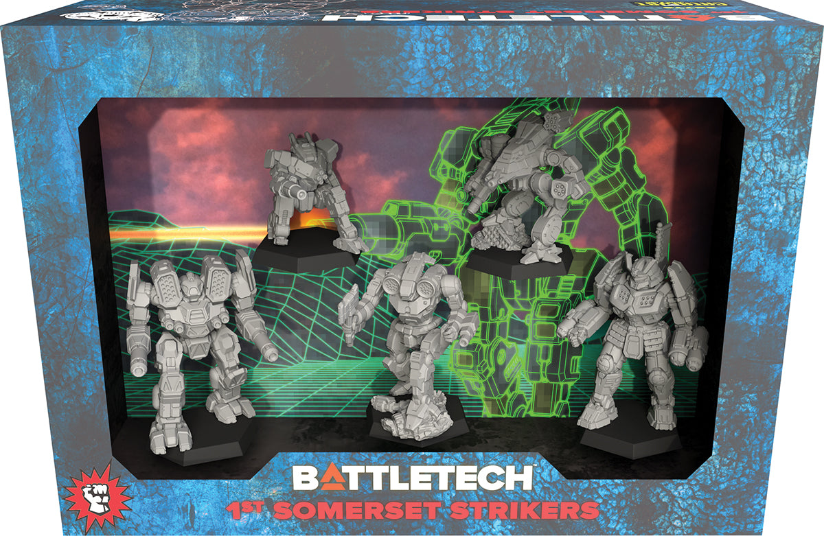 BattleTech Mercenaries ForcePack: 1st Somerset Strikers Miniatures Catalyst Game Labs