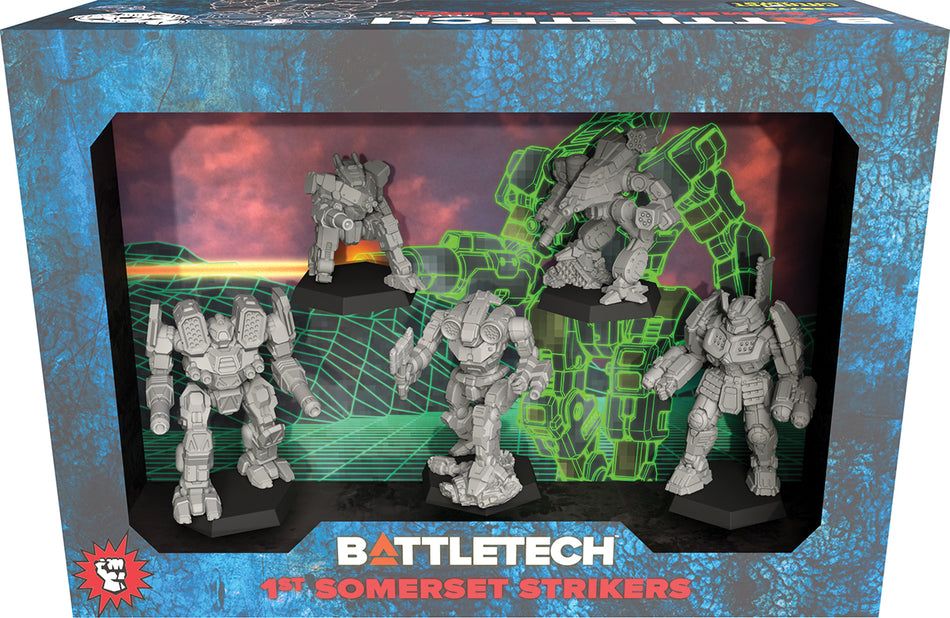 BattleTech Mercenaries ForcePack: 1st Somerset Strikers Miniatures Catalyst Game Labs
