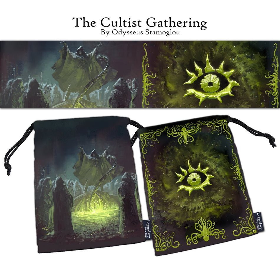 Legendary Dice Bag: The Cultist Gathering Supplies Drawlab Entertainment