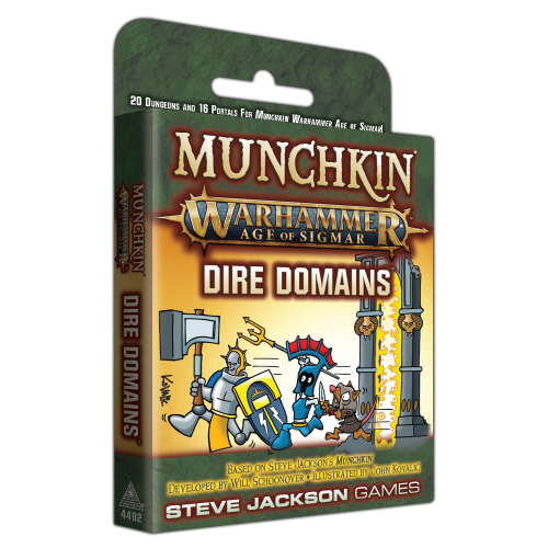 Munchkin Warhammer Age of Sigmar: Dire Domains Card Games Steve Jackson Games   