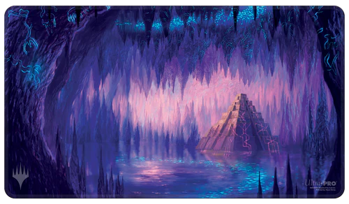 MTG The Lost Caverns of Ixalan Playmat (16 options) Supplies Ultra Pro PM Cavern of Souls - White Stitched  