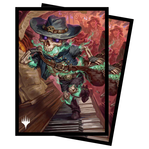 MTG Outlaws of Thunder Junction Deck Protector Sleeves (10 options) Supplies Ultra Pro DP OTJ Tinybones  