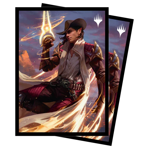 MTG Outlaws of Thunder Junction Deck Protector Sleeves (10 options) Supplies Ultra Pro DP OTJ Kellan  