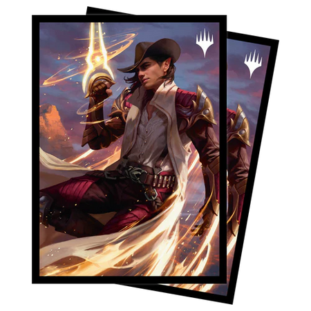 MTG Outlaws of Thunder Junction Deck Protector Sleeves (10 options) Supplies Ultra Pro DP OTJ Kellan  