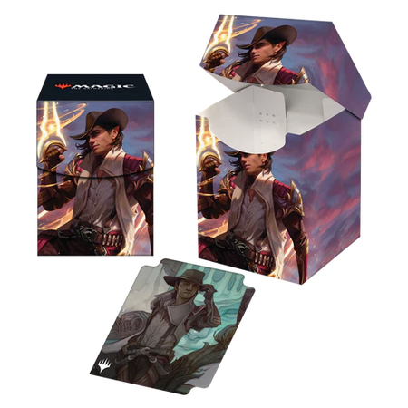 MTG Outlaws of Thunder Junction Deck Box (12 options) Supplies Ultra Pro DB OTJ Kellan  