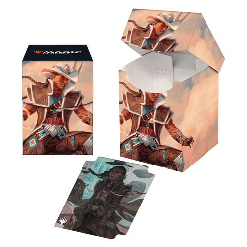 MTG Outlaws of Thunder Junction Deck Box (12 options) Supplies Ultra Pro DB OTJ Annie Flash  