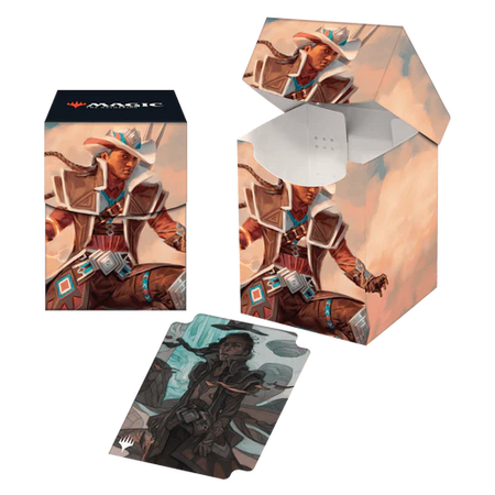 MTG Outlaws of Thunder Junction Deck Box (12 options) Supplies Ultra Pro DB OTJ Annie Flash  
