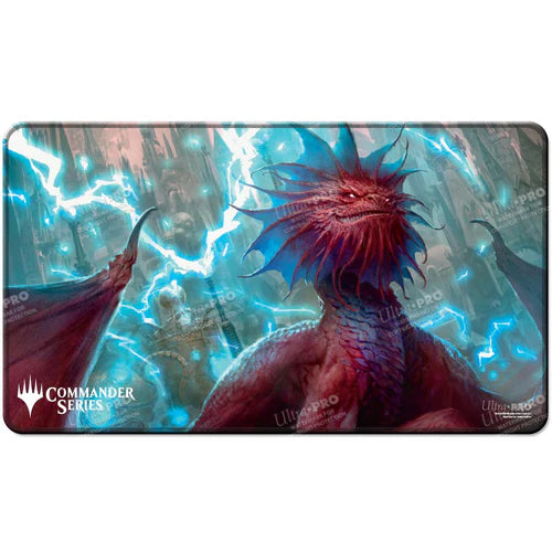 MTG Commander Series Q3 2024 Enemy Color Stitched Edge Playmat - Niv-Mizzet Supplies Ultra Pro   