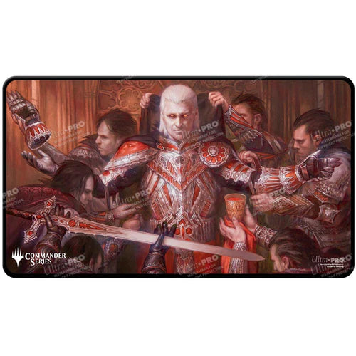 MTG Commander Series Q3 2024 Enemy Color Black Stitched Playmat - Edgar (Fan Vote) Supplies Ultra Pro   